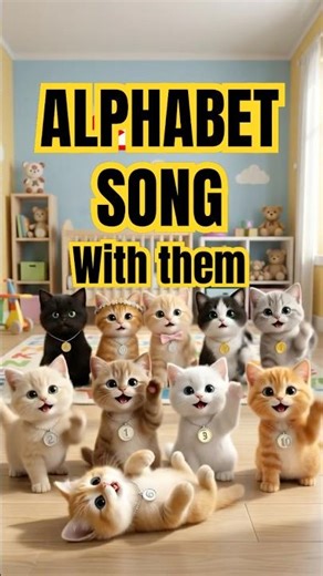 ABC Song with Cute Cats 🐱 | Fun Alphabet Song for Kids (A to Z Learning!)