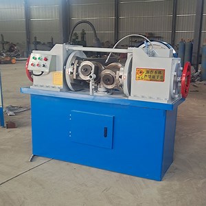 [Hot Item] Steel Bar Threading Making Machine Rebar Thread Rolling Machine with Maximum Thickness of Thread Rolling Wheel100mm