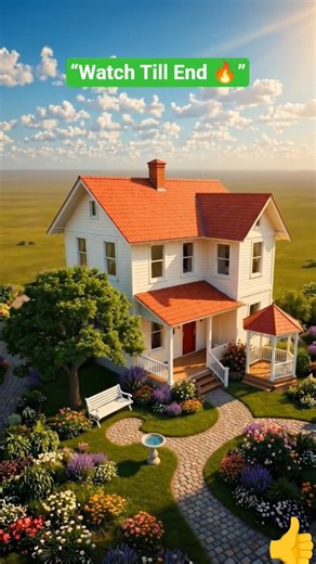 Abandoned House Transformed into Beautiful Garden Home | Cinematic Drone Reveal#shorts