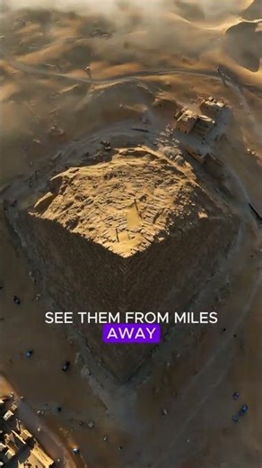 The Egyptian Pyramids Were Once Covered in White Limestone #historyshorts #ancientegypt