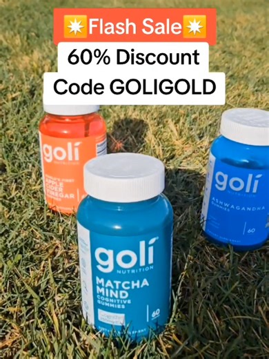 60% Discount Add 2 amount Code GOLIGOLD Free Shipping #tiktokshop #goli Disclaimer: All Promotions are correct at the time of posting. I don't control when TikTok show this video to you. If you see they are working, better hurry up before they're gone.