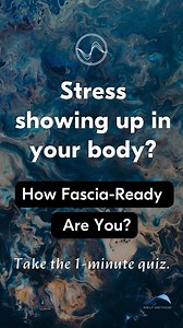 Stress doesn’t just live in your mind — it shows up in your body. And your fascia is often the first place it appears. ✨ How fascia-ready are you? In just one minute, this quick check-in helps you understand: • Where your fascia may need support • How daily stress is affecting your body • What small, simple adjustments can improve how you move and feel Take the quiz and get your results a free Fascia Self-Care Guide to help you start supporting your body right away. 👉 Take the Fascia Readiness 