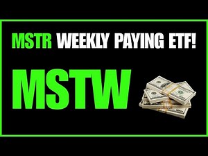 This New MSTR Weekly Paying ETF Could Kill MSTY! (5% Rule Explained)