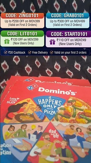 domino's pizza offers today coupon code promo cashback 2026