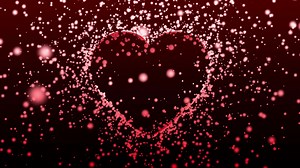 Particles Heart Loop Free Video