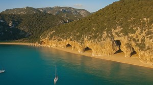 Sardinia Italy – Cala Luna Beach & Sea Caves in 4K