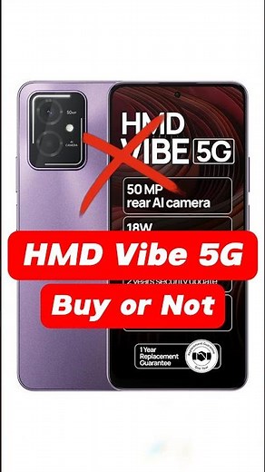 HMD Vibe 5G: Buy or Not ❌️❌️ #shorts #shortsfeed #hmdvibe5g