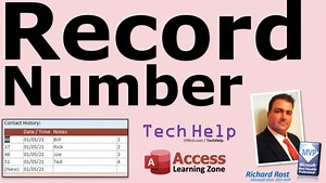Automatic Record Numbering in Microsoft Access - Computer Learning Zone