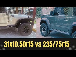Switching From 31x10.50r15 To 235/75r15