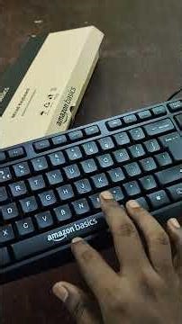 The Best Budget Keyboard? Amazon Basics Wired Keyboard Review After 6 Months! #keyboard #amazon