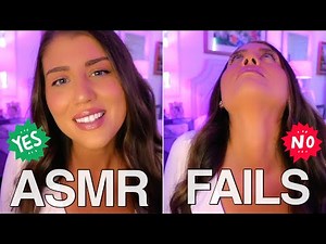 ASMR GONE WRONG! Bloopers & Outtakes (ASMR Fails)
