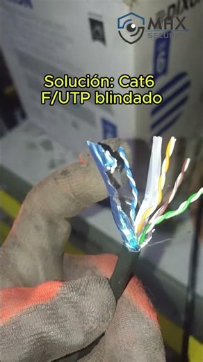 Standard UTP cable in a textile factory = ERROR — This is how we solved it with Cat6 F/UTP and PoE