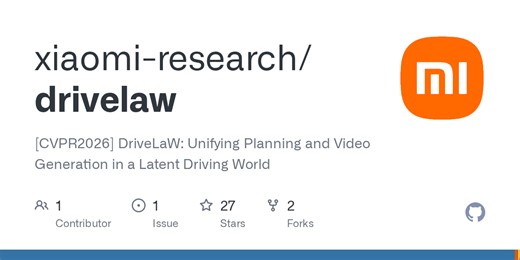 drivelaw/DriveLaW-Video/Train/scripts at main · xiaomi-research/drivelaw