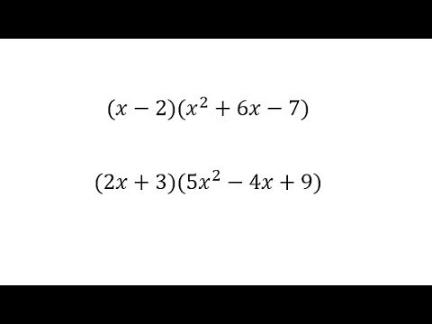 Multiplying Binomials and Trinomials