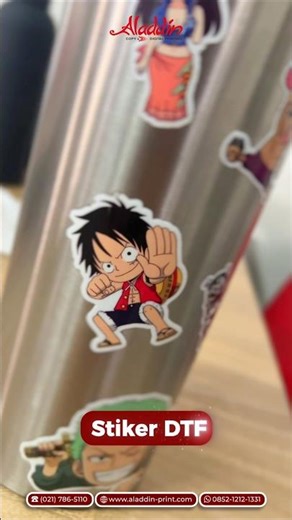 Stiker DTF UV #stiker #custom #tumblercustom