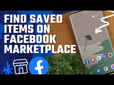 How to find Saved Items on Facebook Marketplace