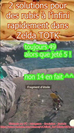 2 solutions for quickly obtaining infinite rubies in Zelda TOTK