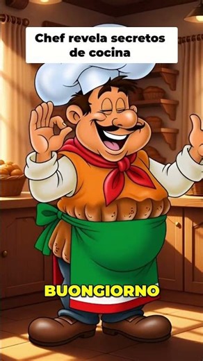 ¡Sorprendente: Chef Animado Revela Secretos Culinarios! #shorts