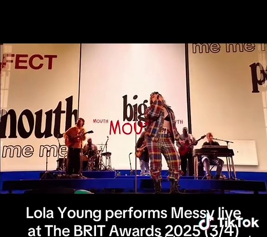 Lola Young: Live Performance of Messy at BRIT Awards 2025