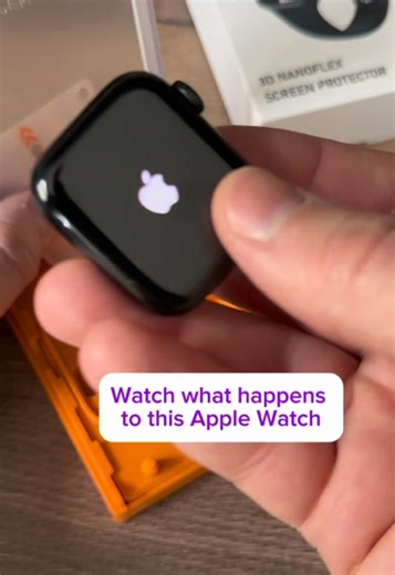 Apple Watch screen protector easy install. #screenprotector #applewatch #tiktokshop #iwatch #tiktokshopfinds