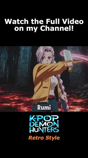 KPOP DEMON HUNTERS - 90s Retro Anime