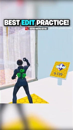 BEST Edit Practice Map To IMPROVE FAST... ✅💎 #shorts #fortnite