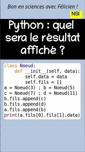 Python : Les arbres (exercice 2). #python #pythonprogramming #programmation #shorts