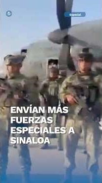 Refuerzan seguridad en Sinaloa; envían 180 militares más #shorts