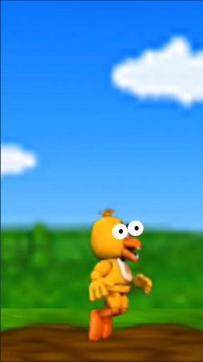 When you run out of time in the Chica's magic rainbow minigame #fnafworld