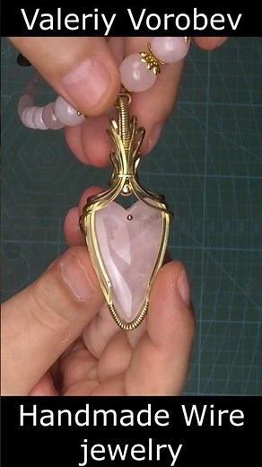 Handmade wire jewelry Valeriy Vorobev Free wire wrapped jewelry step by step tutorials for beginners