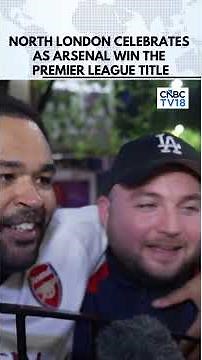 WATCH: Celebrations Erupt in North London as Arsenal Crowned Premier League Champions | N18G