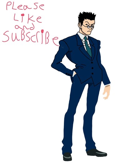 Drawing Leorio from hunter x hunter #anime#speedpaint#shortsdrawing#leorio#animeeart#drawing#art