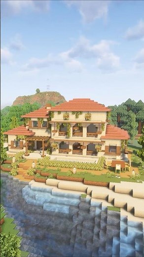 Minecraft Aesthetic Villa: From Zero to Luxury 🥂🏡