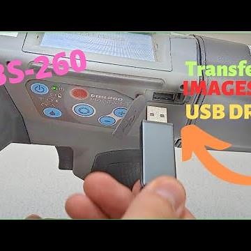 Handjet EBS 260 USB Message -How to import using a Thumb drive