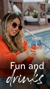 Favorite drink pool sun Cancun = Perfect vacations | Crown Paradise Club Cancún