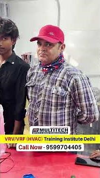 HVAC Training Institute | VRV VRF AC Me Manifold Gauge Ka Use Kaise Kare? #shorts
