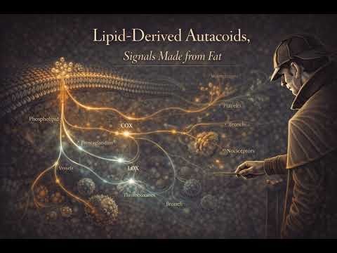 Pharma 37: Lipid-Derived Autacoids — Signals Made from Fat
