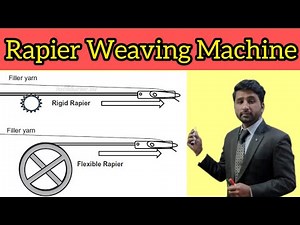 Rapier loom | Shuttles weaving machine | Textile Ride.