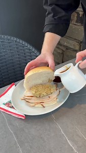 All we want for Christmas is a Bolster Moor Hot Turkey Sarnie wi’ stuffing, cranberry sauce n gravy 🙌🏼🤤 Available from 24th November! Sithee soon 🎄 | Bolster Moor Farm Shop