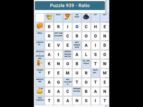 Crossword Master Word Puzzle All Levels 901 - 1000 Solution Walkthrough
