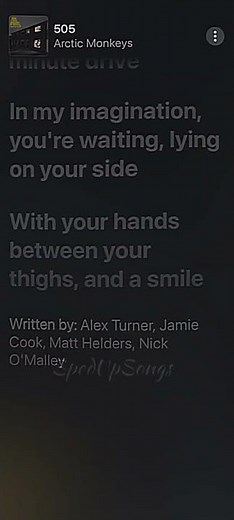 505 Sped Up - Arctic Monkeys