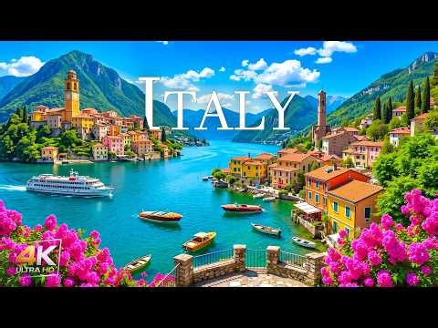 Italy 4K – Romantic Cities, Scenic Landscapes & Timeless Beauty with Relaxing Music