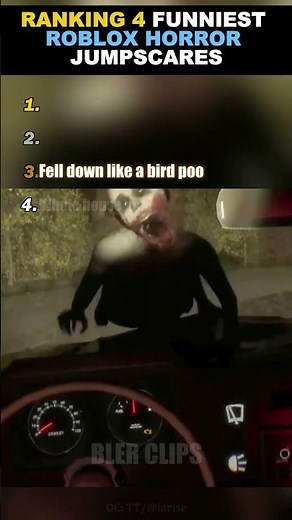 RANKING 4 FUNNIEST ROBLOX HORROR MAP JUMPSCARES #robloxjumpscare #gamingclips #horrorgaming #gaming
