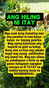 Ang hiling ni itay #family #anak #father #hiling #anghilingniitay | Micael Peñalosa