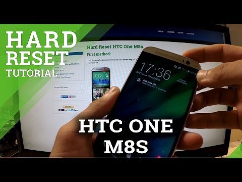 Hard Reset HTC One M8s - master reset tutorial