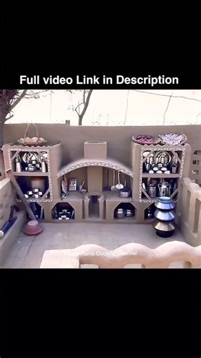 Traditional mud kitchen set | clay stove mud oven design #mudkitchen #outdoorcooking #clay #chulha