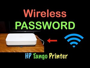 HP Tango Printer Wireless Password, Print Printer Information page !!