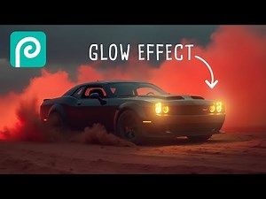 Photopea Tutorial - Realistic Glowing lights in 3 EASY steps