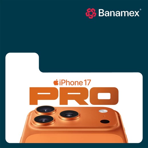 Con tu Tarjeta de Crédito Banamex obtienes el iPhone que quieres. Hazlo todo más Pro con for life a meses sin intereses. | Banamex