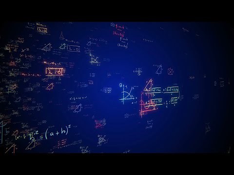 Maths Formula Technology Background 4K VJ Loop Video | No Copyright Motion VJ Loop Background Video